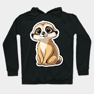 Meerkat Cute Illustration Hoodie